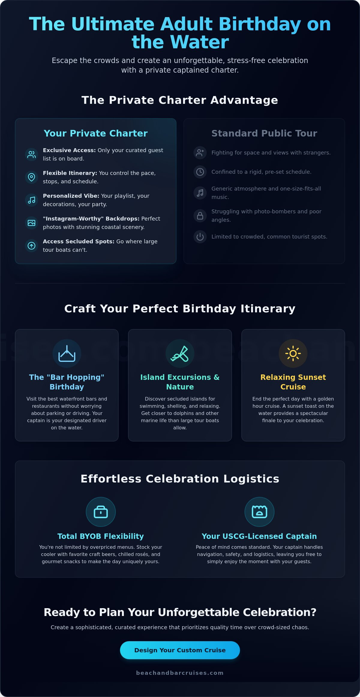 The Ultimate Guide to Planning a Private Birthday Party on a Boat for Adults